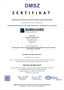 DMSZ Zertifikat